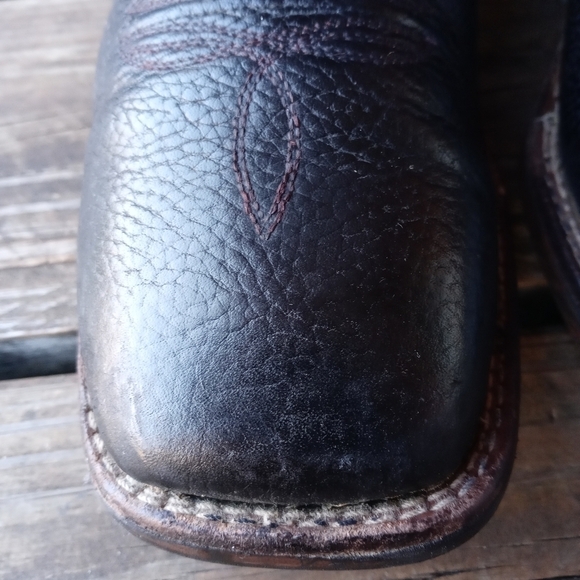 NOBLE OUTFITTERS Men's Operator Loader Square Toe Western Boots black le… - Picture 3 of 10